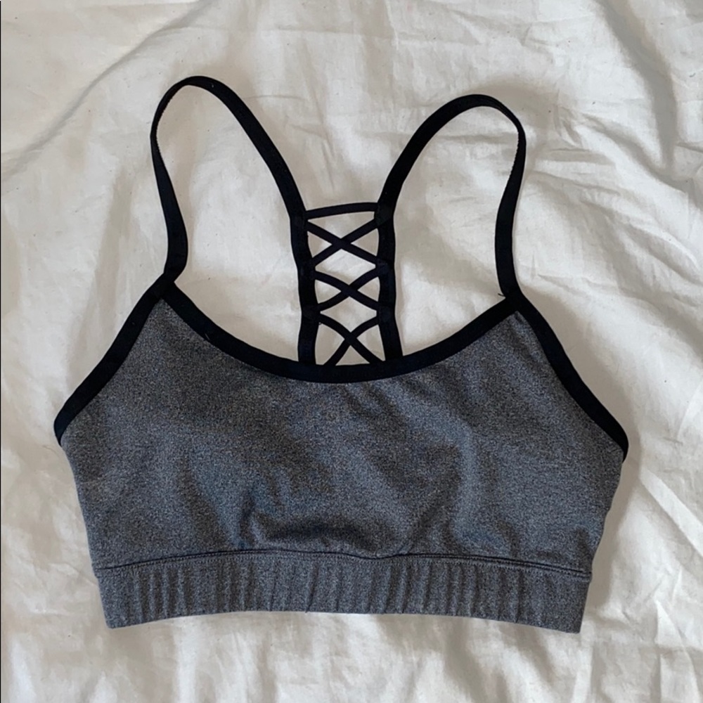New Champion Gray Padded Sports Bra